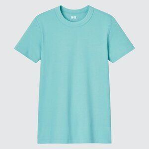 Uniqlo Crew Neck T-Shirt - Turquoise Blue (M)